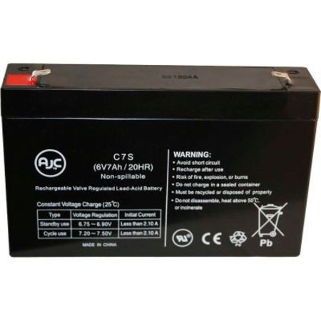BATTERY CLERK AJC® Lithonia ELB-0607 6V 7Ah Emergency Light Battery LITHONIA-ELB-0607